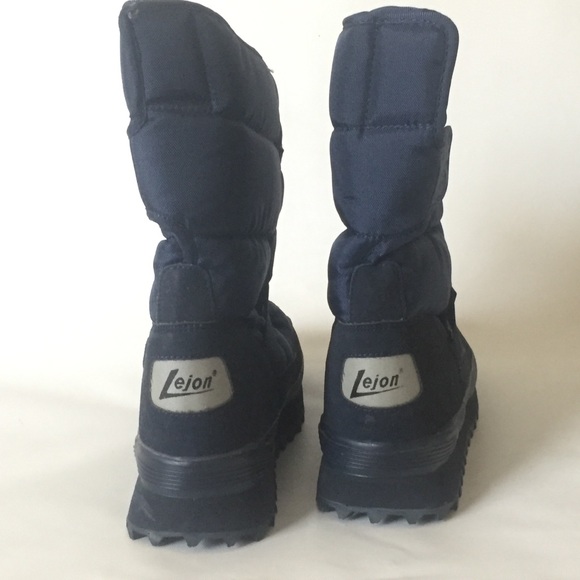 Lejon Snow Boots Navy Blue Size 42 - L11 - M9 - Picture 4 of 8
